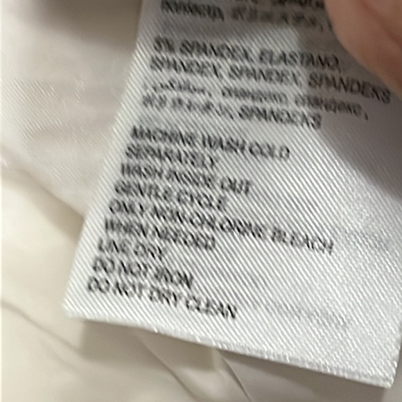 Bebe White Leather Jacket.  Size-S/P.  New without Tags. - Picture 6 of 7